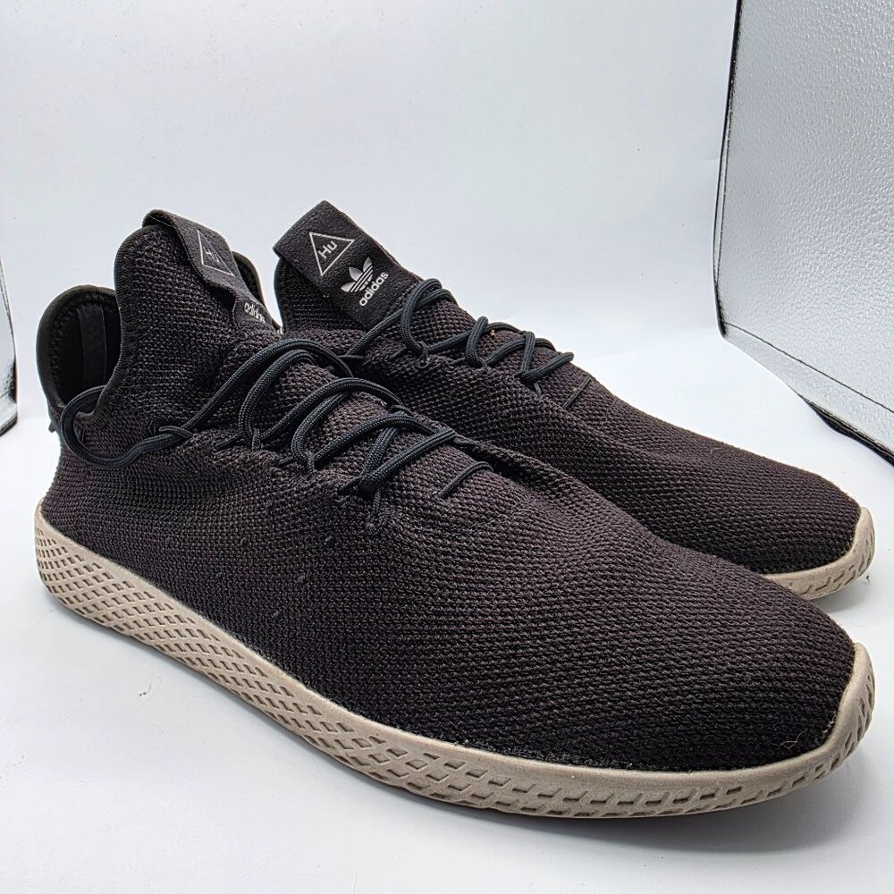 Adidas x Pharrell Williams Tennis Hu Mens Size 12 Black Shoes Athletic AQ1056
